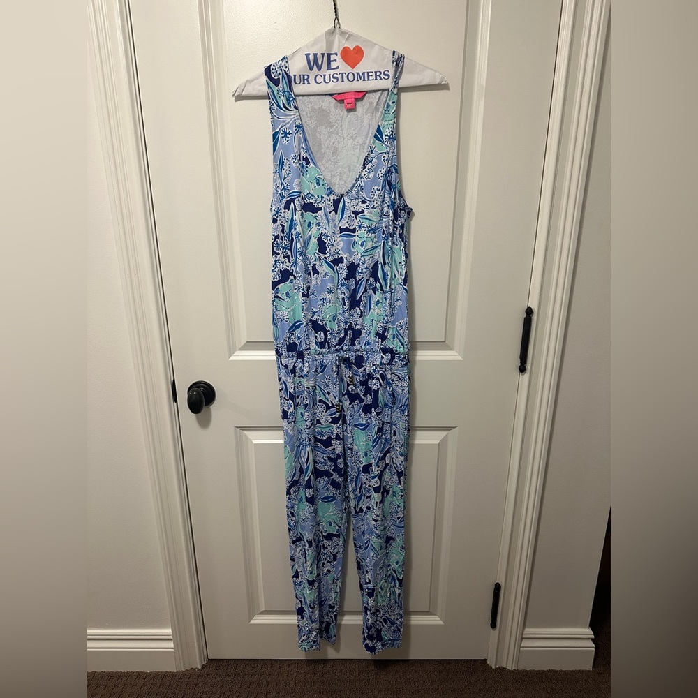 LILLY PULITZER Paulina Jumpsuit Royal Purple Koalafications